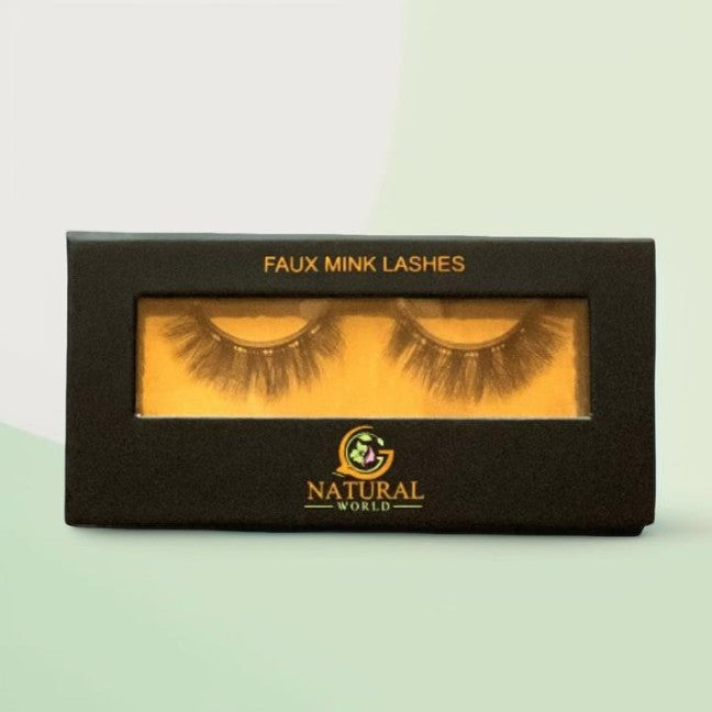 Faux Mink Synthetic Silk Eyelashes - DY6