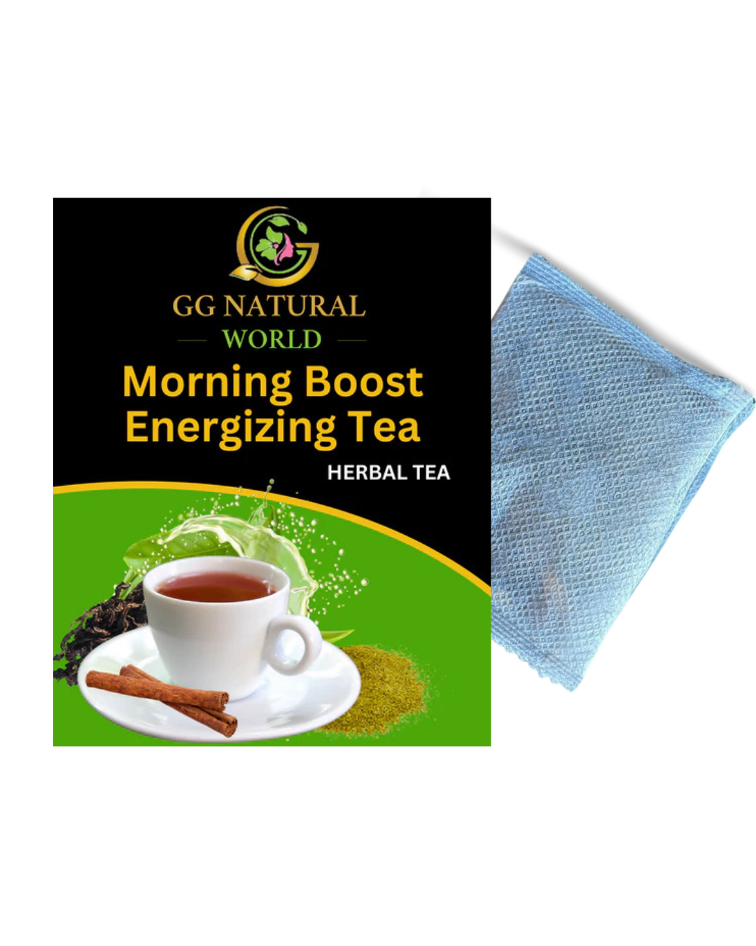 14 Day Morning Boost Energizing Tea | Travel size | Individual Tea Bag