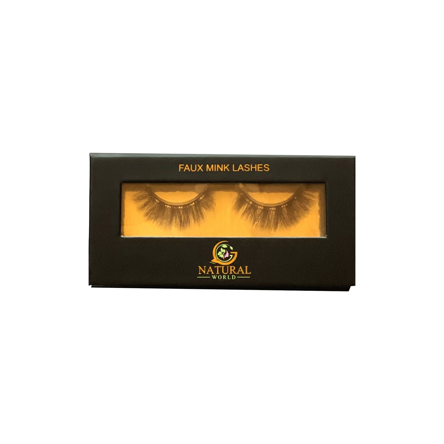 DY6 Faux Synthetic Silk Eyelashes / 12mm GG NATURAL WORLD