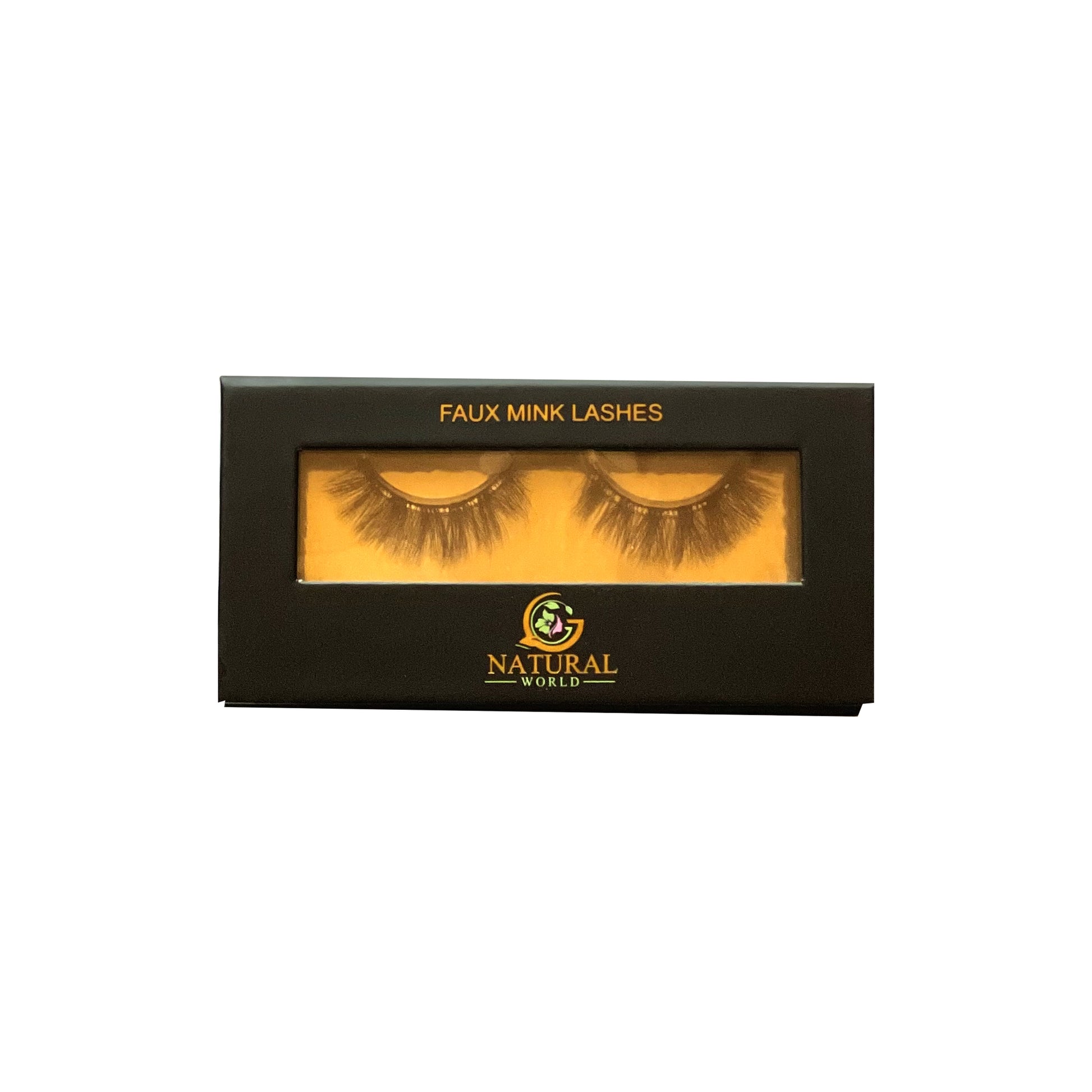 DY6 Faux Synthetic Silk Eyelashes / 12mm GG NATURAL WORLD